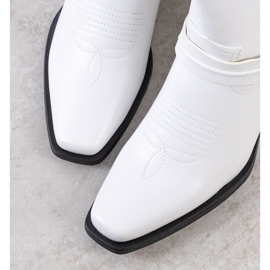 BM White Libiti cowboy boots 1