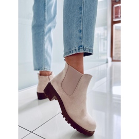 BM Low-heeled Chelsea boots Laine Beige Suede 1 BM Low-heeled Chelsea boots Laine Beige Suede 1
