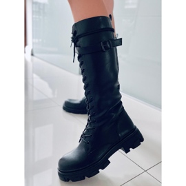 BM Shears Black women's riding boots 2