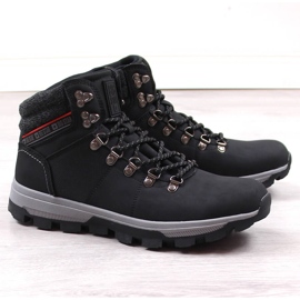 Trekking high shoes for men black Big Star KK174215 1