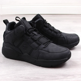 Men's black insulated sports shoes Big Star KK174247 1