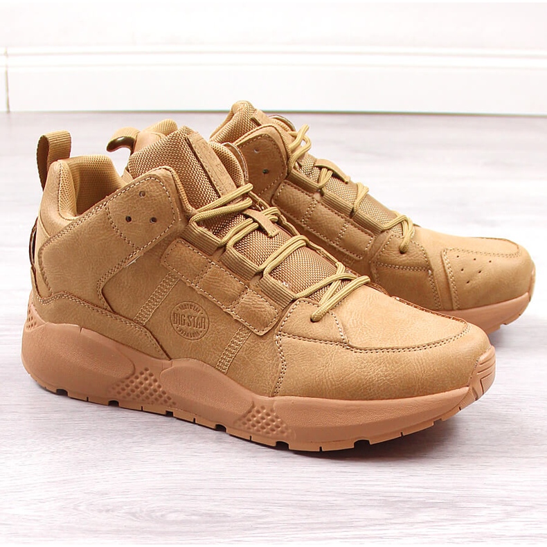 Men's sports shoes insulated camel Big Star KK174248 yellow 1 Men's sports shoes insulated camel Big Star KK174248 yellow 1