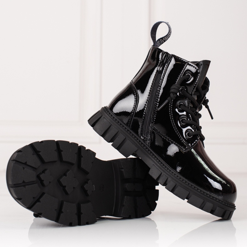 Girls' boots, insulated Shelovet black 1 Girls' boots, insulated Shelovet black 1