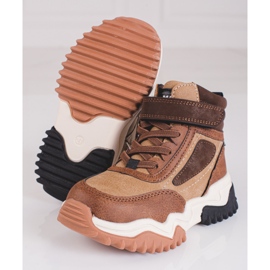 Boy's boots, insulated Shelovet brown 1