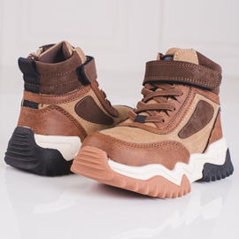 Boy's boots, insulated Shelovet brown 2