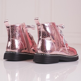 Elegant girls boots Shelovet pink 1