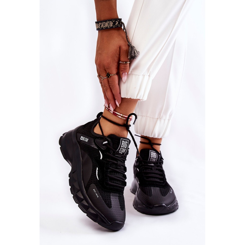 Women's sports shoes Big Star KK274056 Black 1