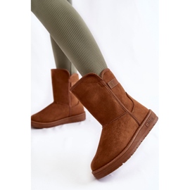 Women's High Snow Boots Big Star KK274616 Brown 2 Women's High Snow Boots Big Star KK274616 Brown 2