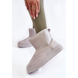 Women's Slip-on Snow Boots Big Star KK274613 Gray grey 2