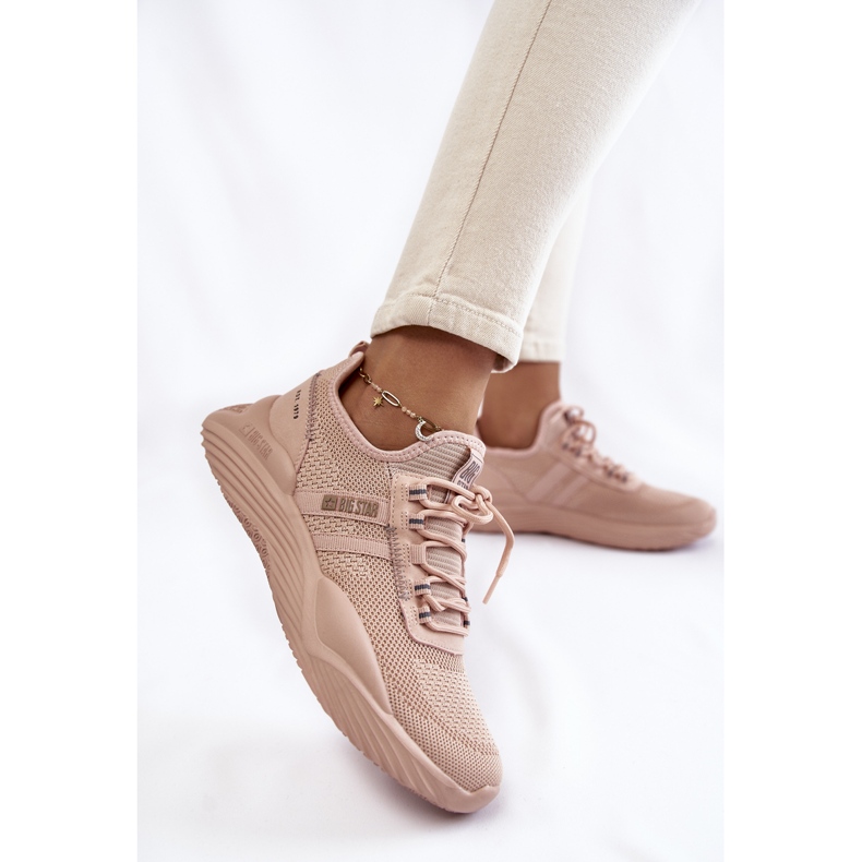 Women's sneakers Memory Foam System Big Star KK274348 Pink 2