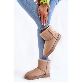 Women's Insulated Snow Boots Light Beige 2