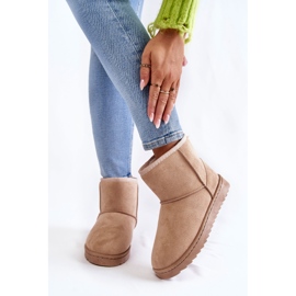 Women's Insulated Snow Boots Light Beige 1