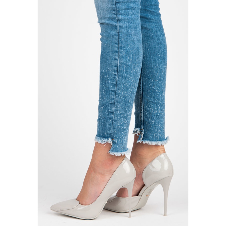 Vices Gray Sweetheart heels grey 1