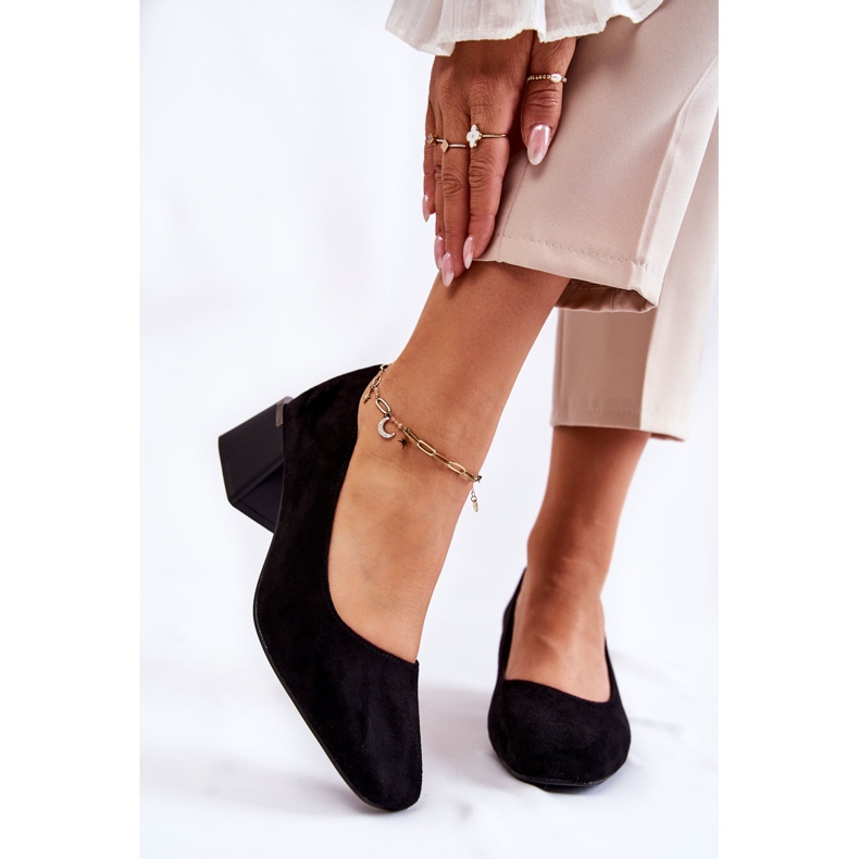 Suede Pumps La.Fi 230034B-SU Black 2