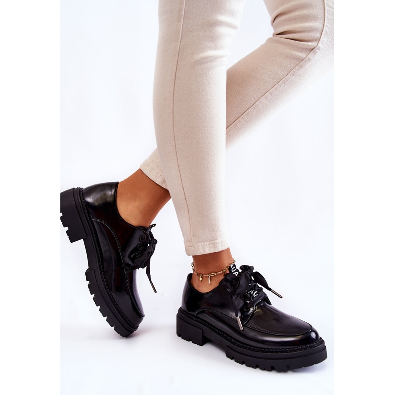 Women's Lacquered Shoes La.Fi 210004B-NL Black 2