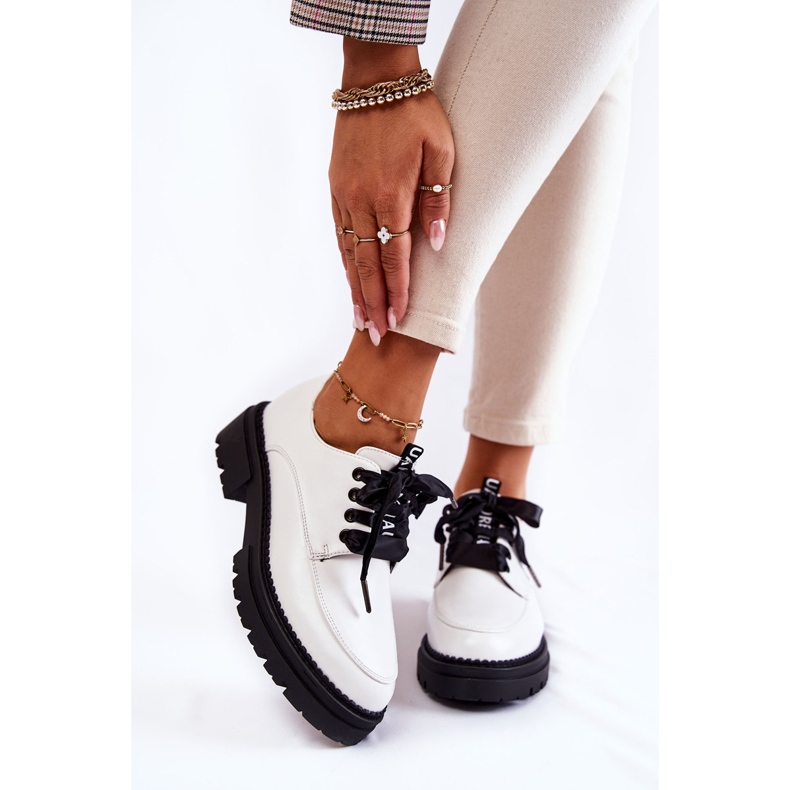 Women's Leather Shoes La.Fi 210004W-PU White 2