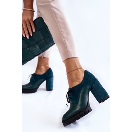 PA2 Fashionable suede and leather boots on the Green Carisa platform 2 PA2 Fashionable suede and leather boots on the Green Carisa platform 2