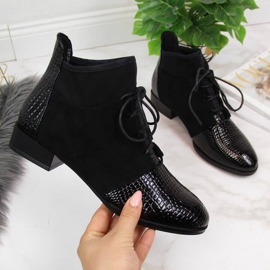 Boots insulated with snake skin Filippo W PAW267A black 1