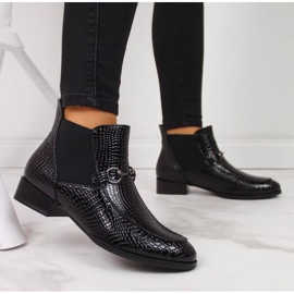 Lacquered Chelsea boot Filippo W PAW269 black 2