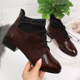 Boots insulated with snake skin Filippo W PAW267B brown 1