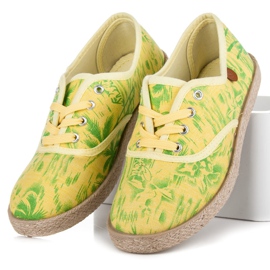 Vices Espadrilles on the binding yellow 1