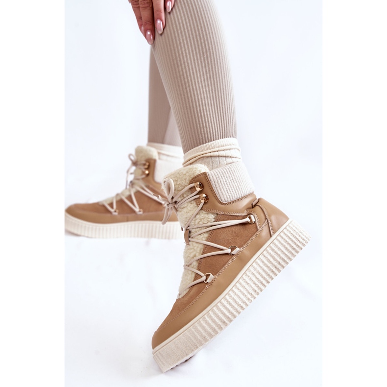 PL4 Women's Snow Boots La.Fi 280072TA-QN Beige 2