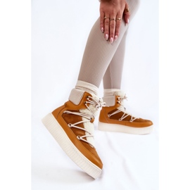 PL4 Women's Snow Boots La.Fi 280072Y-QN Camel brown 2