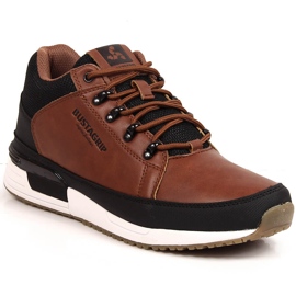 Men's leather sneakers, dark brown Cruiser Bustagrip 1