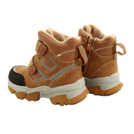 Boots Trappers With Velcro Camel News 22DZ23-5251 beige yellow 3