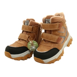 Boots Trappers With Velcro Camel News 22DZ23-5251 beige yellow 2