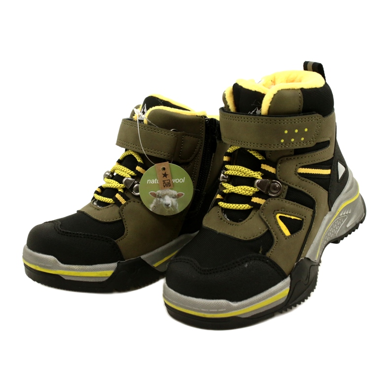 Children's boots insulated boots khaki news 22dz23-5259 green 2