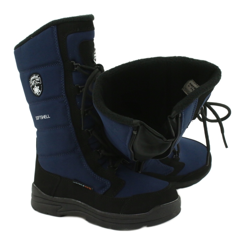 American Club American children's softshell boots with SN12/22 Navy membrane blue 4