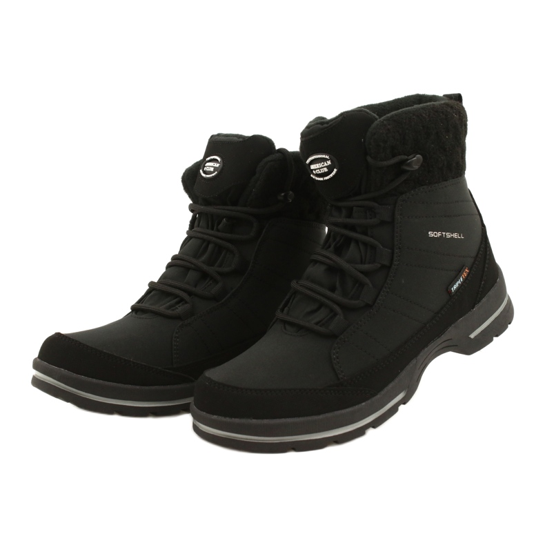 Snow boots softshell with membrane American Club SN02 / 22 black 3