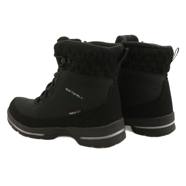 Snow boots softshell with membrane American Club SN02 / 22 black 4