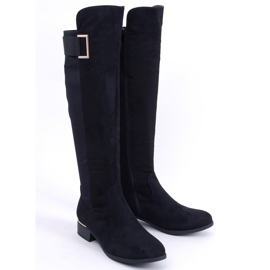 PA1 Lauv Black Women's Riding Boots 1