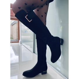 PA1 Lauv Black Women's Riding Boots 2