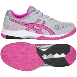 Asics Gel Rocket 8 W B756Y-020 volleyball shoes grey shades of gray 1