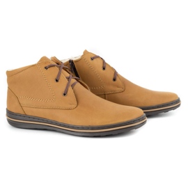Polbut 339 red shoes for men brown orange 3