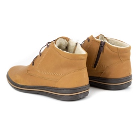 Polbut 339 red shoes for men brown orange 4