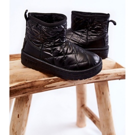 Children's Black Warm Snow Boots Big Star KK374242 2