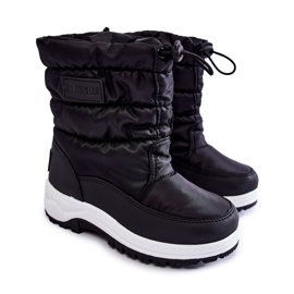 Children's Snow Boots On Slider Big Star KK374235 Black 1
