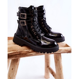Children's Lacquered Boots Big Star KK374131 Black 1