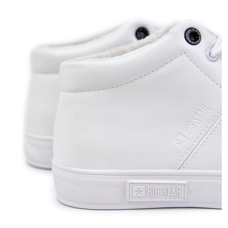 Men's Classic Leather Sneakers Big Star KK174347 White 1