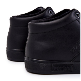 Men's Classic Leather Sneakers Big Star KK174348 Black 1