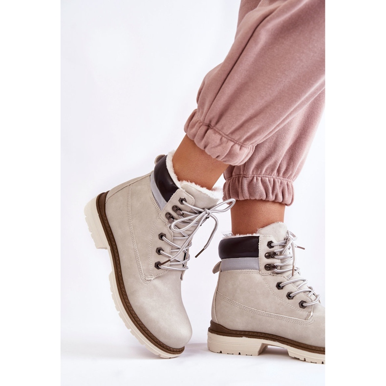 Women's Warm Boots Light Gray Lonne grey 2