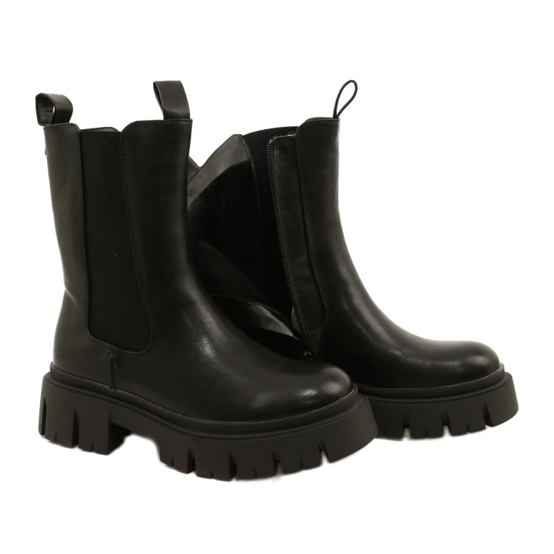 Women's fur insulated Workers Evento 22BT35-5040 Black 4 Women's fur insulated Workers Evento 22BT35-5040 Black 4