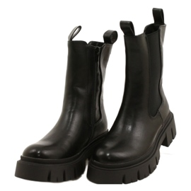 Women's fur insulated Workers Evento 22BT35-5040 Black 2 Women's fur insulated Workers Evento 22BT35-5040 Black 2