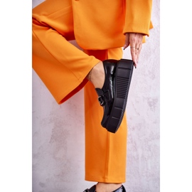 PL5 Fashionable leather shoes on the Black Marsol platform 4 PL5 Fashionable leather shoes on the Black Marsol platform 4