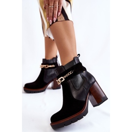 Women's leather boots Maciejka 05781-01 Black 2