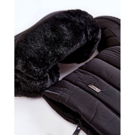 Black Warm Wedge Snow Boots Calena 2